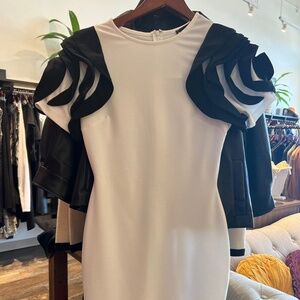 Black & White Cocktail Dress